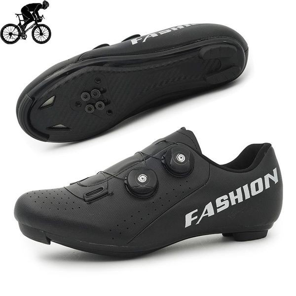 

cycling footwear shoes road mountain bike men self-locking women sneakers outdoor sports mtb bicycle, Black