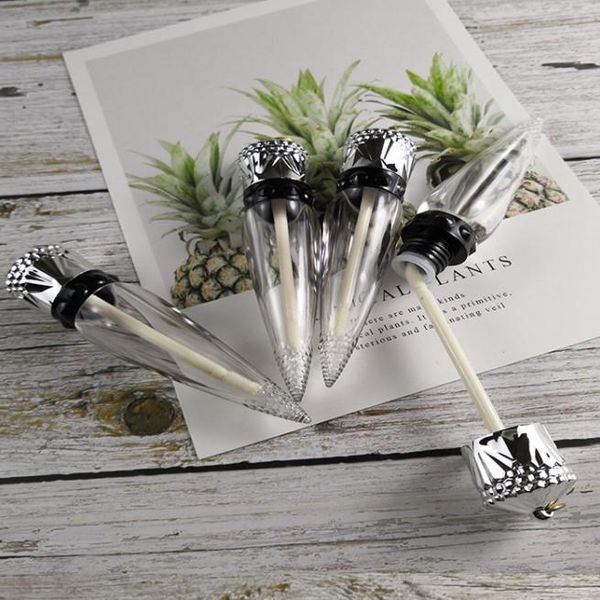 

storage bottles & jars clear lip gloss tubes silver cap empty lipstick tube radish shape container cosmetic packing diy