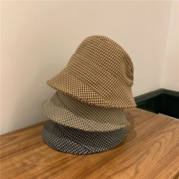 

designer fisherman's children's sweet and lovely small lattice basin hat