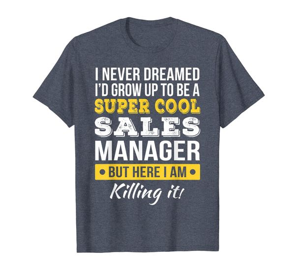 

super cool sales manager tshirt funny gift t-shirt, White;black