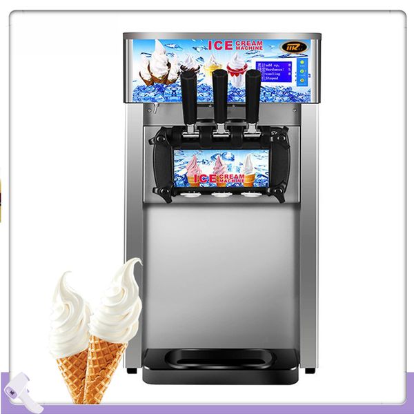 Desktop Soft Servic Ice Cream Machine Electric LCD-Panel