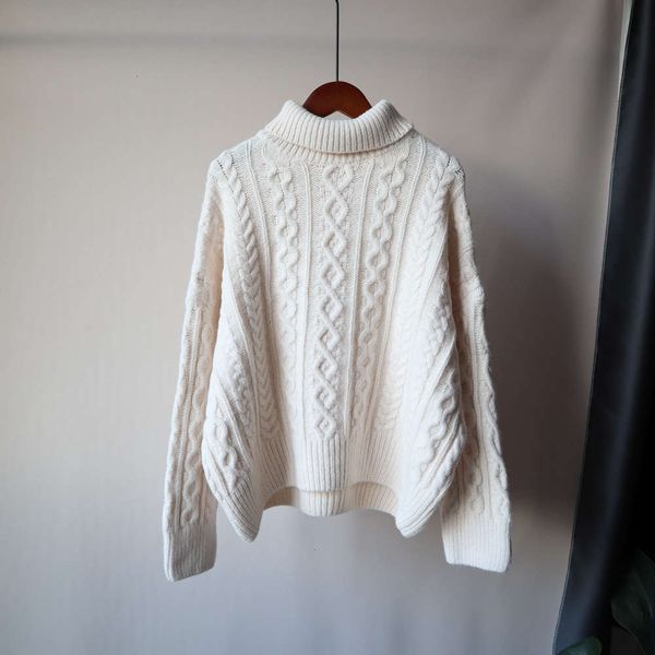 

women's sweaters sweatersautumn winter korean version loose and versatile high collar thickened women's pullover sweater 3yj9, White;black