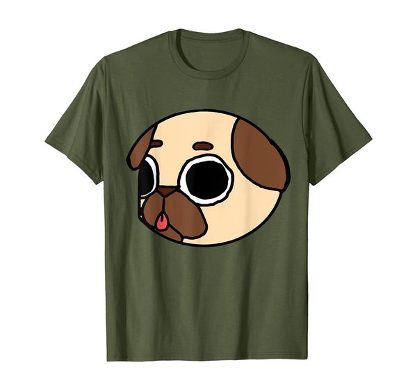 

POTATO CAT COMICS Just A Pug Playful Adorable Dog T-Shirt, Mainly pictures