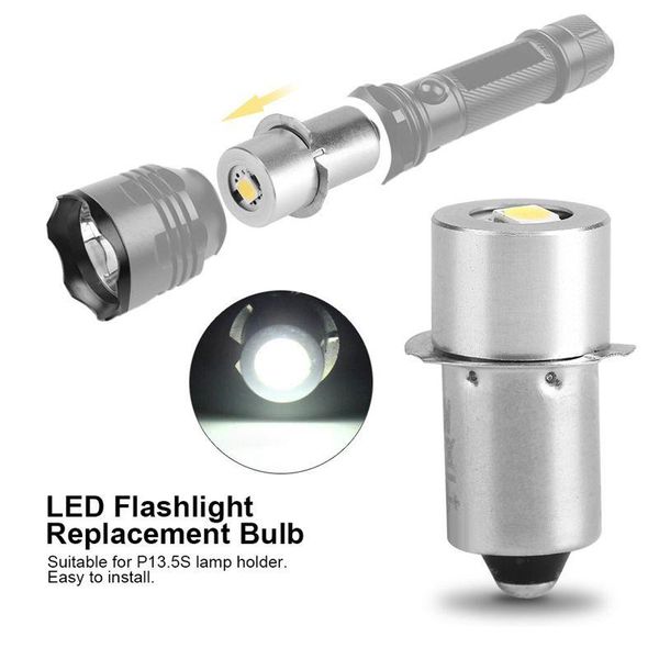 

p13.5s led bulb, 100~110lm 2700~7000k replacement bulb torch lamp emergency work light flashlights torches
