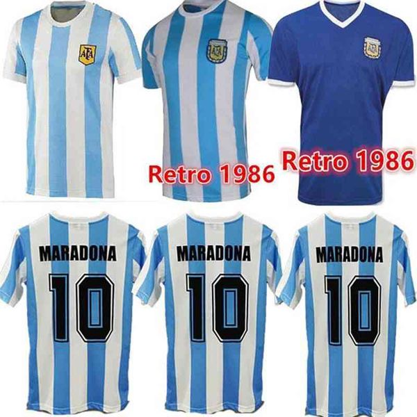 

1986 world cup argentina home no.10 maradona soccer jersey, Black;white