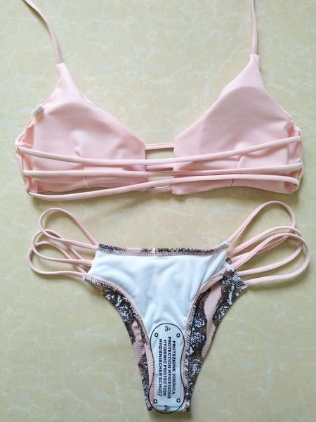 

swimsuit lady print split, White;black