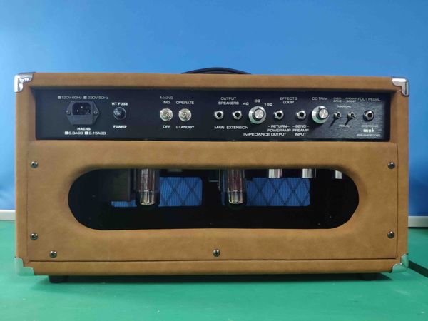 

custom brown color voxx grill cloth overdrive special grand amp 50w