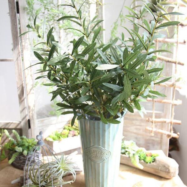

artificial olive bouquet beautiful diy 103cm fake flowers leaf branch foliage for birthday wedding home plant decoration r decorative & wrea