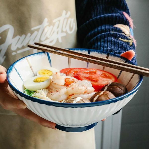 

household noodle bowl soup large single hat salad japanese style net red ramen instant bowls