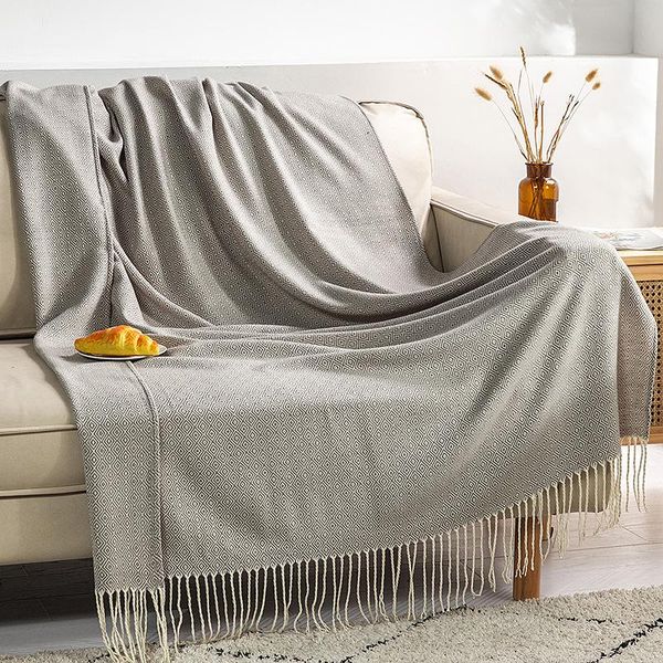 

blankets bohemian knitted sofa blanket cover nordic style suitable for bed air conditioning tapest