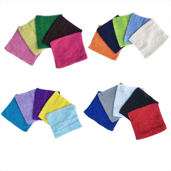 

9inches crochet tube 20x23cm baby girls dress tank 5pcs per lot, Blue