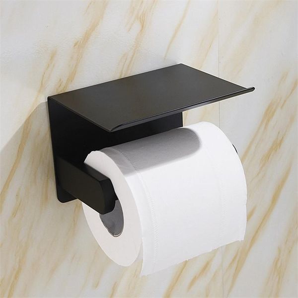 

toilet paper holders holder black roll stainless steel bracket hooks bathroom accessories