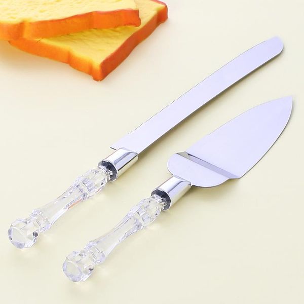 

other bakeware 2pcs stainless steel cake shovel set bread pizza knife dessert pie fondant divider cutter spatula server baking tool for wedd