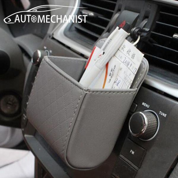 

car storage bag air vent dashboard organizer box for universal glasses phone holder auto stowing tidying