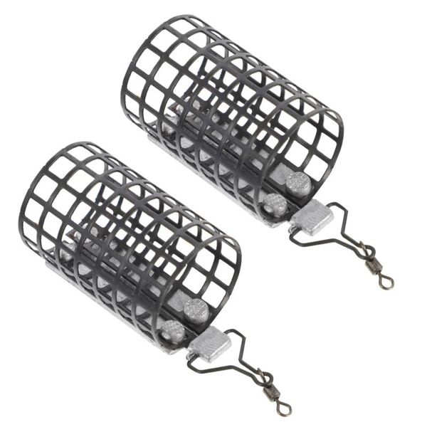 

fishing hooks 2 pcs iron bait cage lure trap supplies