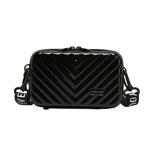 

black color 7inch custom travel makeup storage bags wholesale cosmetic & cases