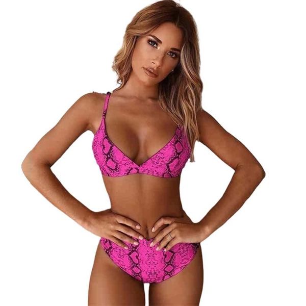 

women's swimwear women bikini set leopard print split swimsuit two piece push up high waist swimsuits, White;black