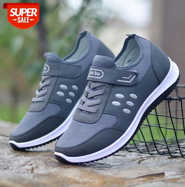 

middle-aged and old lightweight cotton shoes, soft soles, walking leisure mother round toe plus velvet simple father shoes #6w2l