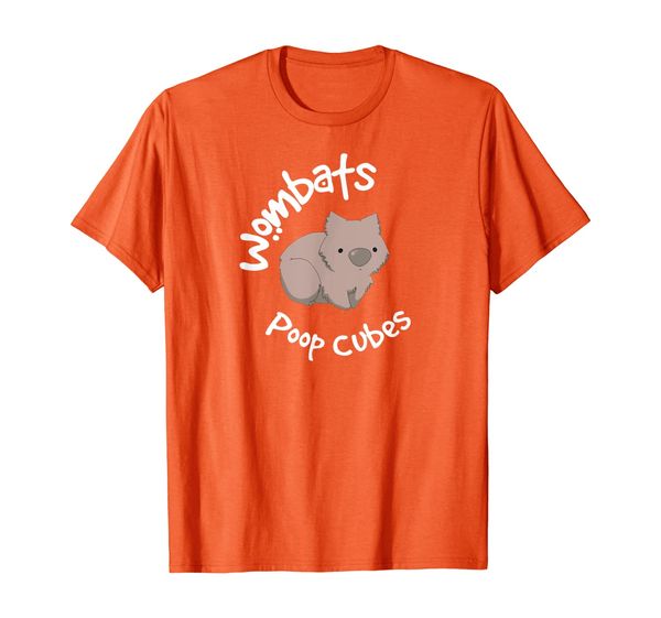 

Wombats Poop Cubes T Shirt - Funny Australia Tee, Mainly pictures