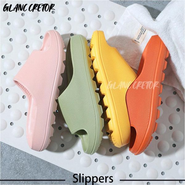 

slippers platform women summer shoes ladies flat sandals beach eva mules flip-flops outdoor slides slipper female, Black