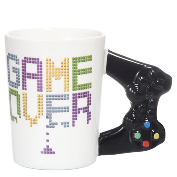 

game end coffee cup 3d controller processing mug porcelain milk tea boy birthday gift mugs