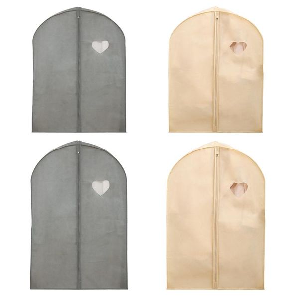 

clothing & wardrobe storage hanging bag non-woven fabric 2 colors cover multicolor suit dustproof cloth anti dust large size small
