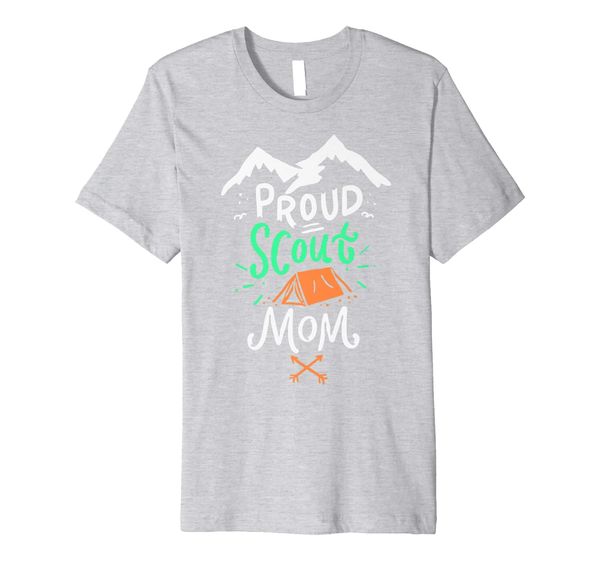 

Scouting Mother Camping Scout Leader Premium T-Shirt, Mainly pictures