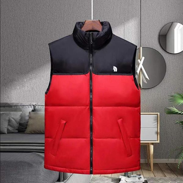 

men's down & parkas 2022 autumn and winter lightweight couple jacket korean casual white duck vest hipster stitching red, Black