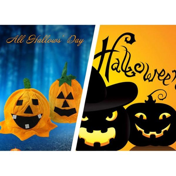 

party hats halloween pumpkin hat adults kids witch for theme costume cosplay props women men children unisex