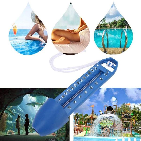 

pool & accessories 25# 10ml swimming thermometer floating water spa tub tester tool pools