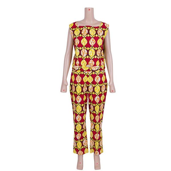 

ethnic clothing in stock women jumpsuits fashion sleeveless summer african xh154, Red