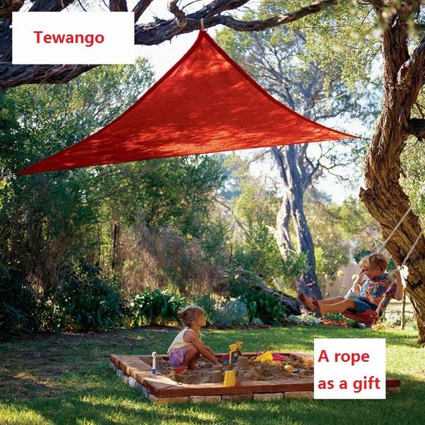 

shade tenwango summer sunshade net triangular sunscreen curtain green/blue/rock red/beige ultraviolet protectio