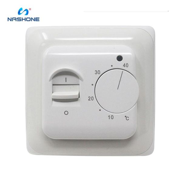 

smart home control nashone thermostat 220v 16a manual temperature controller ntc sensor electric floor heating room warm regulator