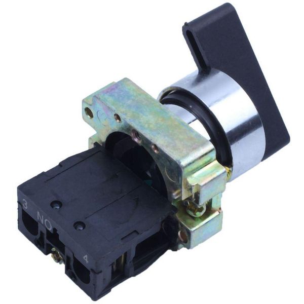 

smart home control ac 240v 3a no spst black cap 2 position selector latching rotary switch
