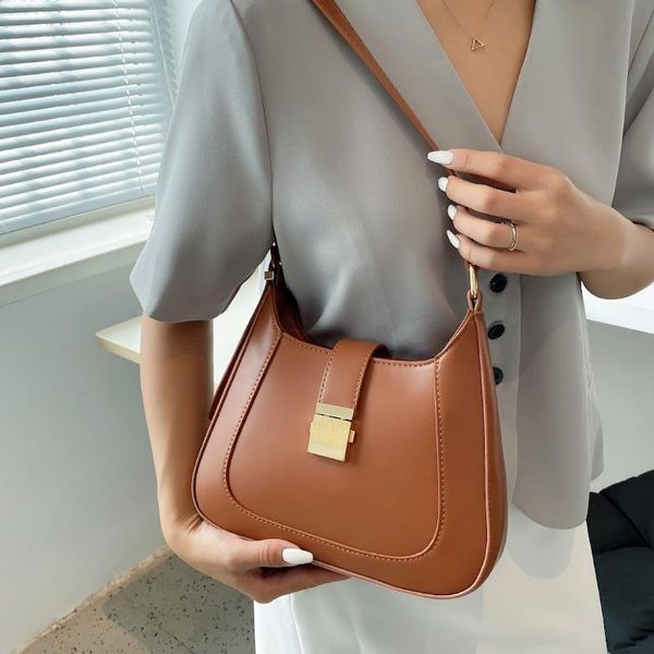 

evening bags handbags designer half moon bolso pu leather shoulder crossbody for women fashion sac a main purse