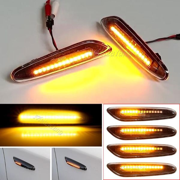 

emergency lights 2pcs dynamic led fender light side marker lamps for x5 e53 e60 e61 e81 e82 e87 e90 e91 e92 x1 e84 x3 e83 e46