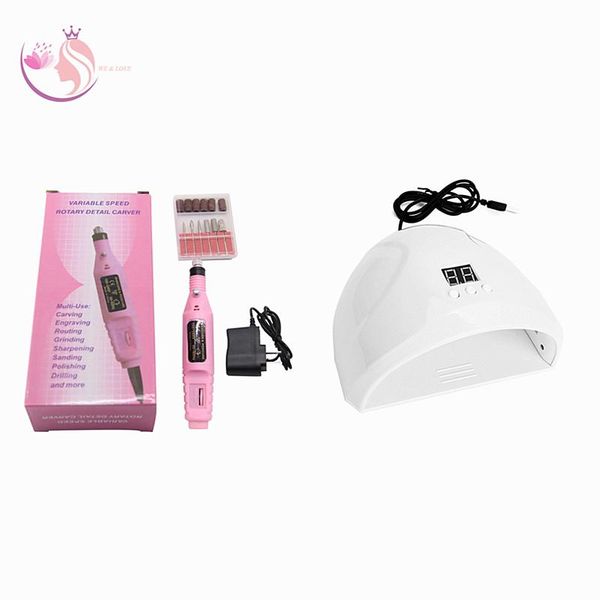 

nail art kits lamp for manicure uv dryer machine electric drill tools set