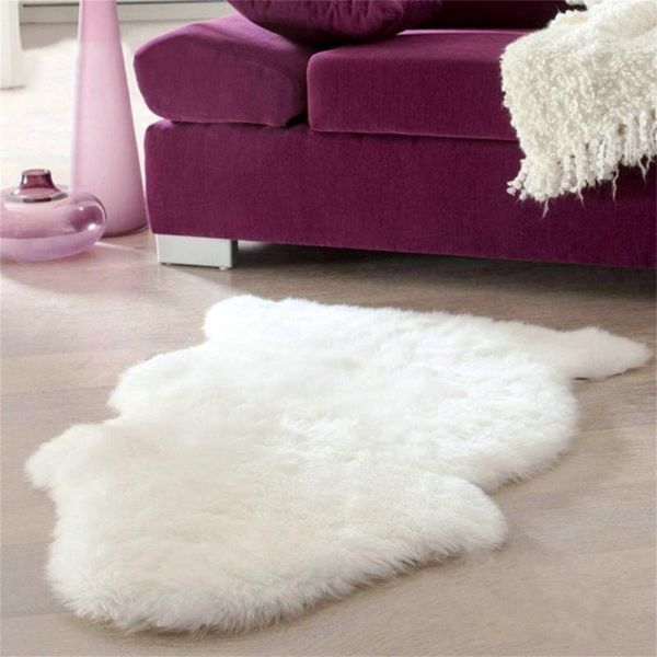 

carpets living room plush floor rugs mats kids faux fur area rug carpet solid fluffy soft shaggy artificial sheepskin hairy