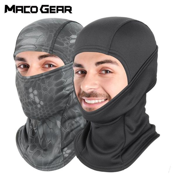 

warmer fleece tactical balaclava scarf full face cover mask ski paintball hunting hiking cycling sport army masks hat men winter caps &, Black