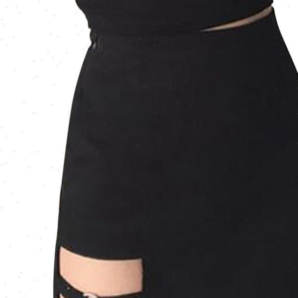 

fashion split mini women skirt dress european style classic black girl