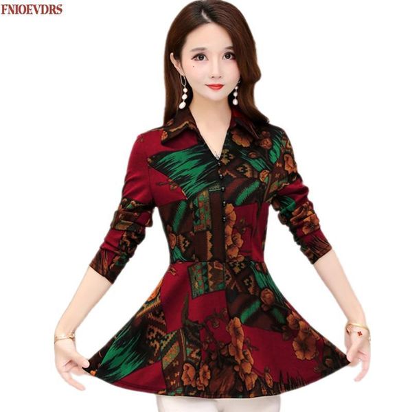 

fashion women's blouse 2021 elegant peplum slim v neck long layered blusas female solid print plus size tunic blouses & shirts, White