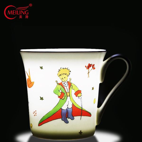 

mugs the little prince mug porcelain coffee cup ceramic milk for breakfast kitchen drinkware cute bone china birthday couple gift