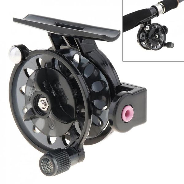 

baitcasting reels 1:1 private portable mini fishing reel carp winter ice spool outdoor fish tackle gear