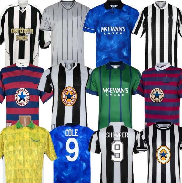 

(with vat) 94 95 96 97 98 99 05 06 newcastl e shearer retro soccer jerseys hamann shearer pinas 1984 95 1997 05 06 united owen classic footb, Black;yellow