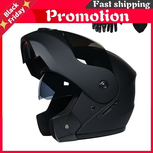

gifts racing motocross modular dual lens carbon motorcycle helmet full face safe flipup cascos para moto helmets