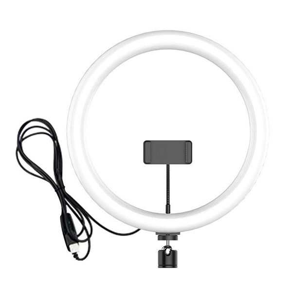 

inch led ring- light po studio temperature adjustable brightness usb power supplymobile phone bracket makeup port flashes