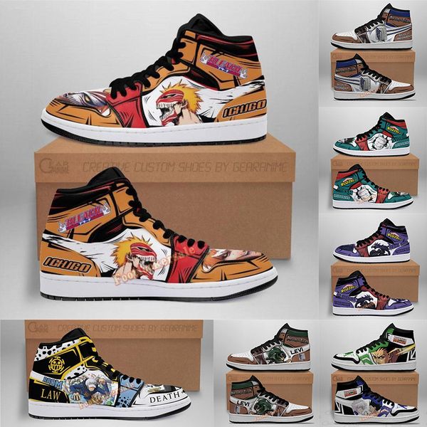 

unc white oreo diy basketball shoes mens womens youth fashion hip hop street designer sneakers customized anime cartoon 3d pattern sneaker u