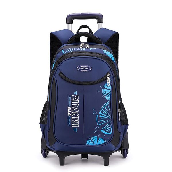 

rolling backpack trolley school bag for girls boys wheeled travel luggage elementary mochila escolar bags