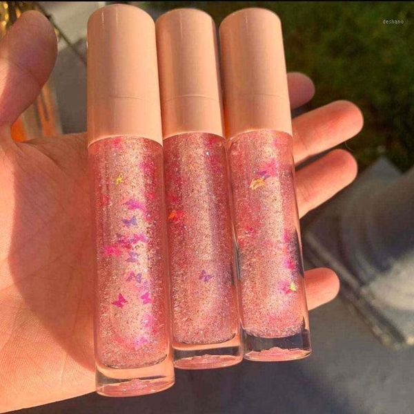 

lip gloss make up with butterflies private label vendor for makeup1