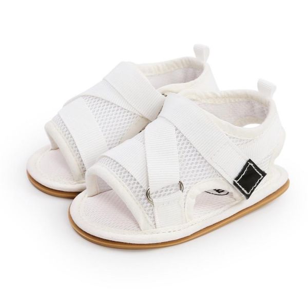 

summer kids sandals baby boys girls casual shoes children beach brand fashion soft - soled non-slip walking 0-18m, Black;red